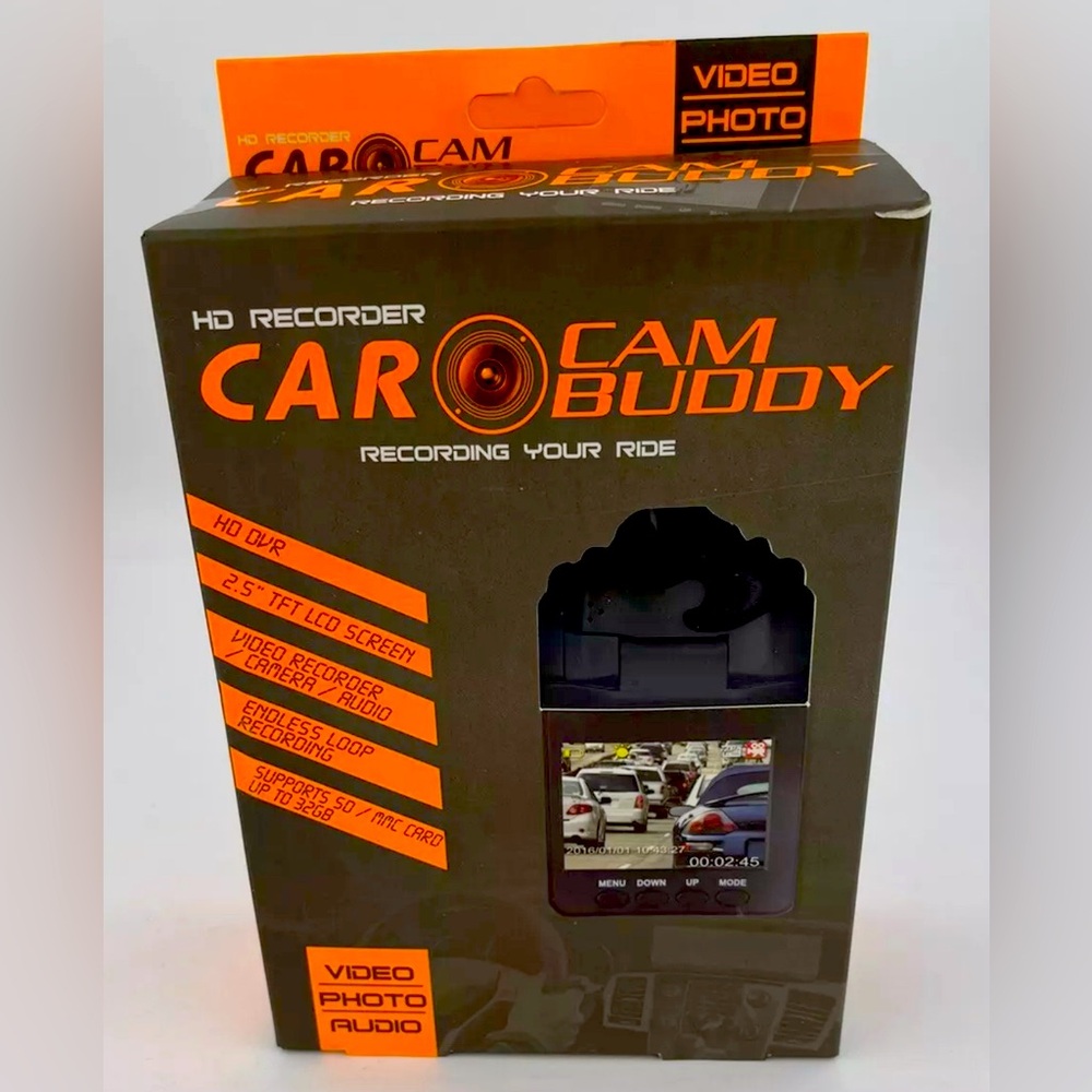Car Cam Buddy Dash Cam ~ HD
Recorder Car/Truck Video Camera & Audio